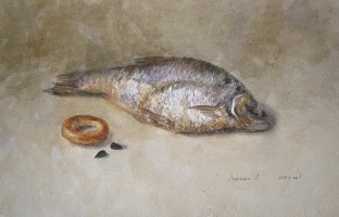 Картина Рыба. Лесохина Любовь