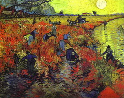 Красные виноградники в Арле (Ван Гог)