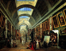Большая галерея Лувра (Р. Юбер)