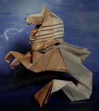 Гиппокамп (Р. Диаз, оригами)
