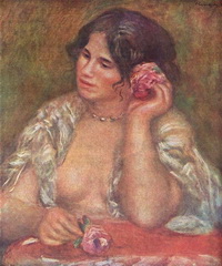 Габриэль с розой (Ж. Ренуар, 1911 г.)
